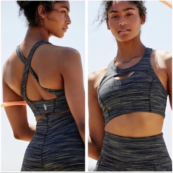 Free People Other - Free People Strut Racerback Black Sports Bra